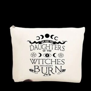 Pouch bag for makeup and witchy stuff